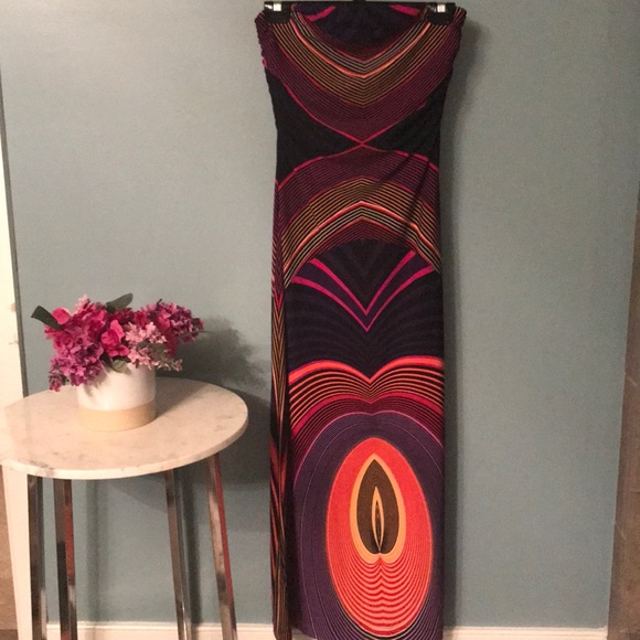 Forever 21 dress, long, strapless size medium - Picture 1 of 2